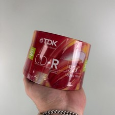 TDK CD-R80CB50 CD-R Data, 80 Minute, 700 MB, 52x 50-Pack Spindle NEW picture