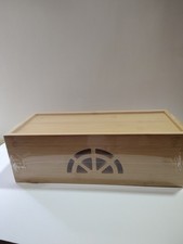 Wood Cable Management Box, Acacia Wood picture