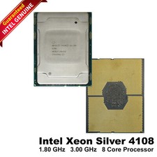 Lot 10 Intel Xeon Silver 4108 8-Core 1.8GHz 3.0GHz Turbo CPU SR3GJ 85W Processor picture