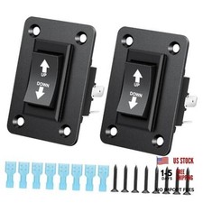 2 PCS DPDT Momentary Rocker Switch 12V 30A - Polarity Reversing Up/Down Switch picture