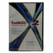 Endnote 2 - Bibliographies Made Easy (Windows & Mac, 2008) Brand New Sealed picture