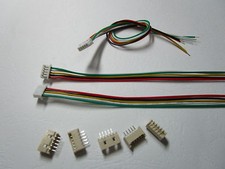 100 sets 1.25mm 5 Pin Male + Female Polarized Connector with 28AWG 5.9inch Leads picture