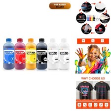 DTF Combo Pack 500ML Compatible for Printheads Installed DTF Printers picture