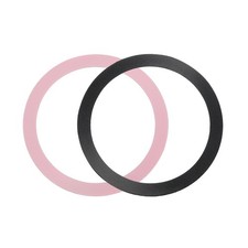 2Pcs Adapter Ring, Wireless Charger Conversion Kit, Black, Pink picture