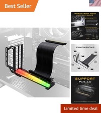 Vertical Graphics Card Holder Bracket with ARGB 5V 3Pin LED,GPU Mount,Video C... picture