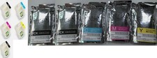 5 x COMPATIBLE DYE SUBLIMATION INK FOR EPSON F6200 F7200 F9200 F9370 WITH CHIP picture