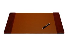 Dacasso Pad with Side Rails Luxury Leather Desk Blotter for Writing, 22 x 14 picture