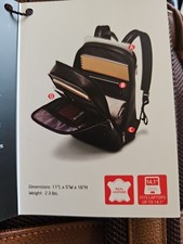 Samsonite Classic Leather Slim Backpack for 14.1