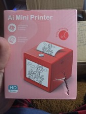 AI Mini Thermal Printer Inkless Portable Printer with HD Screen Voice picture
