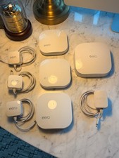 eero Pro 6 K010001 + 3 eero Pro B010001 Mesh WiFi System w/ 4 Adapters picture