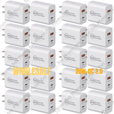 20W PD Fast Charger Cube USB C Power QC 3.0 Adapter For iPhone iPad Android Lot picture