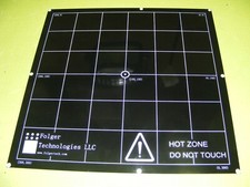 MK2a BLACK SQUARE ALUMINUM 12V 300MMX3MM HEATED HOT BED 3D PRINTER USA EXPEDITE picture