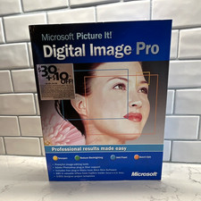 Microsoft Picture It Digital Image Pro 7.0 Photo Editing CD Windows (Sealed) picture