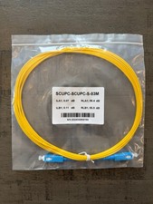 Fiber optic Singlemode cable SCUPC to SCUPC Duplex 3meters MIN order 5 picture