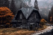 Landscape fall outdoors house nature Custom Gaming Mat Desk picture