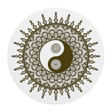 Mouse Pad w/ Yin & Yang Energy Balance Qui Life Force Symbol 8