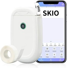 SKIO Sticker & Label Makers Portable Bluetooth, Mini Bulk Printer for Home picture
