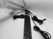 Lot of 3 Tripp Lite PDUMV15 Monitored Rack PDU – 15A – 120V – 16 Outlets picture