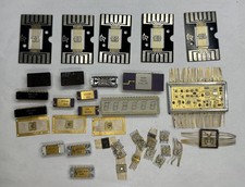 LOT 37pcs MIXED VINTAGE HP DOT MATRIX, SPIDER LEADS IC GOLD LEGS, ETC, UNTESTED, picture