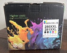 RELCOLOR 15 Pack 280 & 281 XXL Ink Cartridges Replacement for Canon PGI 280/281 picture