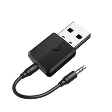 USB Bluetooth 5.0 Transmitter Receiver – 4-in-1 Mini Wireless Audio Adapter, 3.5 picture