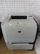 HP LaserJet P2055dnX Triple Paper Tray Printer with 2 Brand New 05A Toner Packs picture