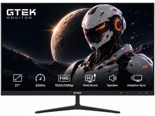 GTek 27 Inch 200Hz Gaming Monitor, Frameless Computer Monitor Full HD 1920 x 108 picture