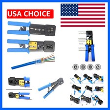 All-in-One Crimper for Pass-Through/EZ/Legacy RJ11/RJ12/RJ45 connectors Profe... picture