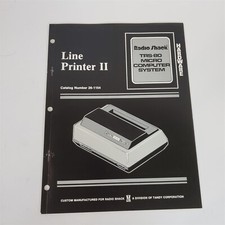 Vintage Original Radio Shack TRS-80 Line Printer II Technical Manual 26-1154 picture