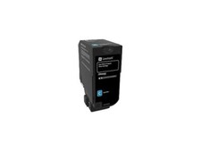 Lexmark 74C00CG TAA Return Program Toner Cartridge - Cyan picture