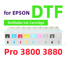 T580 580 Empty Refillable Ink Cartridge for stylus pro 3800 3880 Printer DTF * picture