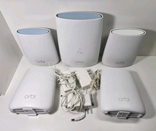 Lot of 5 NETGEAR Orbi Routers RBS50, RBR20, RBS20 Mesh WiFi System picture
