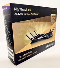 NETGEAR Nighthawk X6 AC3200 Tri-Band WiFi Router R8000-100NAS New Retail Box picture