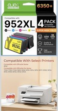 ejet 952XL Compatible Inkjet Ink Cartridge 4-Pack for HP OfficeJet Pro 8702 8710 picture