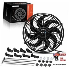 14'' Slim Universal Electric Cooling Fan Assembly 14 inch picture