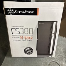 Silver Stone Technologies CS380  Black Storage Tower with 8 picture