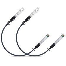 ipolex 10G SFP+ Twinax Cable, Direct Attach Copper(DAC) Passive 0.5m, Black picture