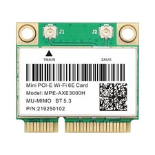 WiFi 6E mini PCI-E Wireless Network Card MPE-AXE3000H PCIe Adapter Bluetooth 5.3 picture