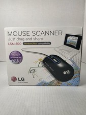 LG Smart Scan LSM-100 Black Mouse Scanner Windows Mac Compatible picture