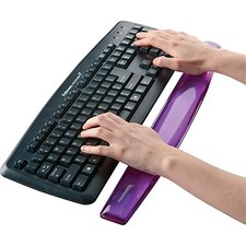 Fellowes Crystals Gel Keyboard Wrist Rest - Purple (91437) picture