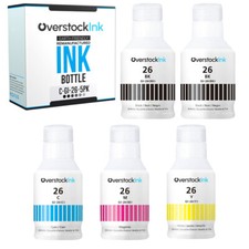 5-Pack Compatible OSI Ink Canon 26 Refill Bottle for MAXIFY GX6020 GX7020 picture
