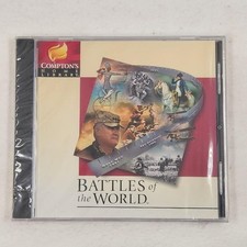 NEW SEALED Compton's Home Library: Battles of the World Interactive CD-ROM picture