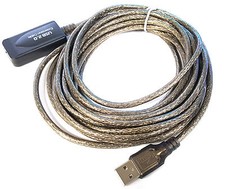 16ft 5M USB 2.0 A Male to A Female Active Extension/Repeater Cable Kinect & PS3 picture