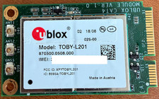 u-blox TOBY-L201 LTE Cat 4 mPCIe Cellular Modem Module Moxa 4G Mini PCIe USA picture