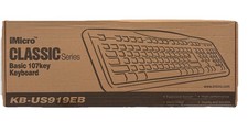 iMicro KB-US919EB Basic 107-Key Wired USB Computer Keyboard picture