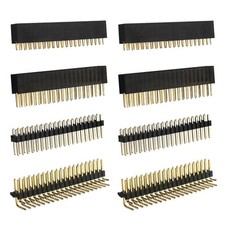8Pcs 2x20 PIN Socket Dual Male Header Pin Connector for Raspberry Pi Zero/Zero picture