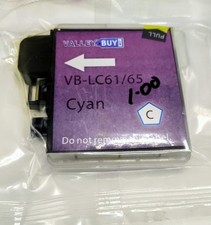 Compatible Cyan Ink Cartridge for Brother LC61 LC65 New picture