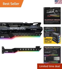 Lightweight Aluminum GPU Holder with ARGB LED - Perfect for Large Graphics Cards picture