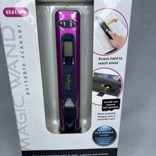 Vu Point Magic Wand Hand Held Scanner St415pk New In Box Hard To Find Pink Color picture