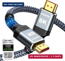 Highwings 8K 10K 4K HDMI Cable 48Gbps 6.6FT/2M, Certified Ultra High Speed 2.1 H picture